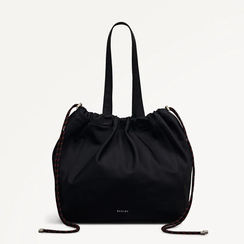 Eden Row Fabric Large Open Top Tote Bag in Black - 112319 sold by Radley