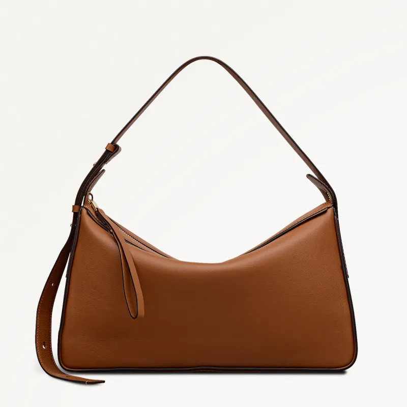 Westwell Lane Leather Large Ziptop Shoulder Bag in Toffee - 112289 sold by Radley