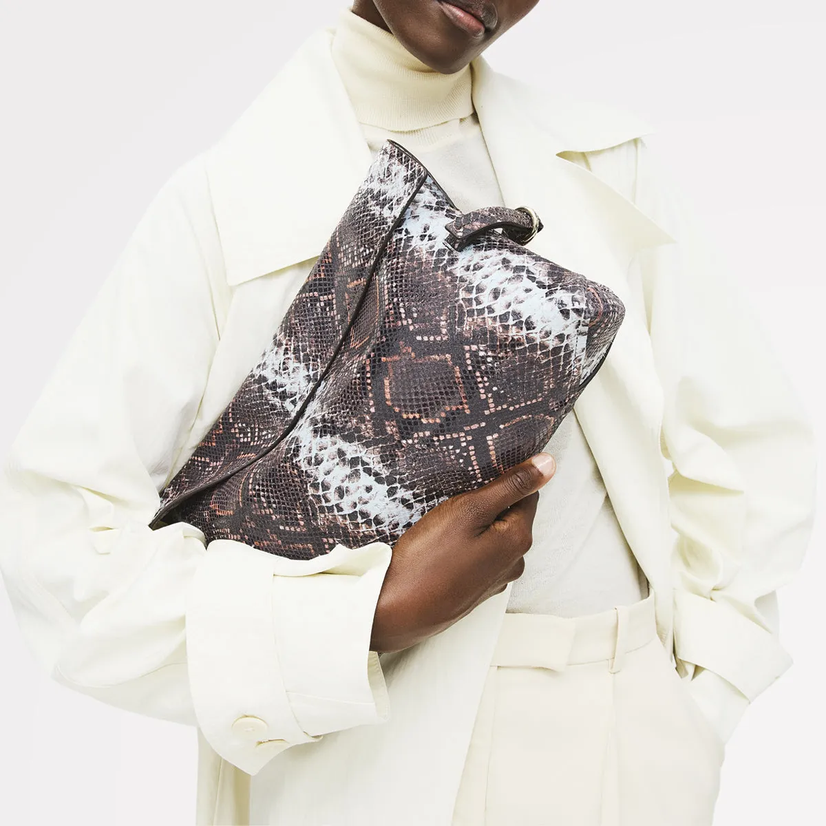 Fleet Street Leather Large Flapover Clutch Bag in Carmine - 112285 sold by Radley product image thumbnail 2