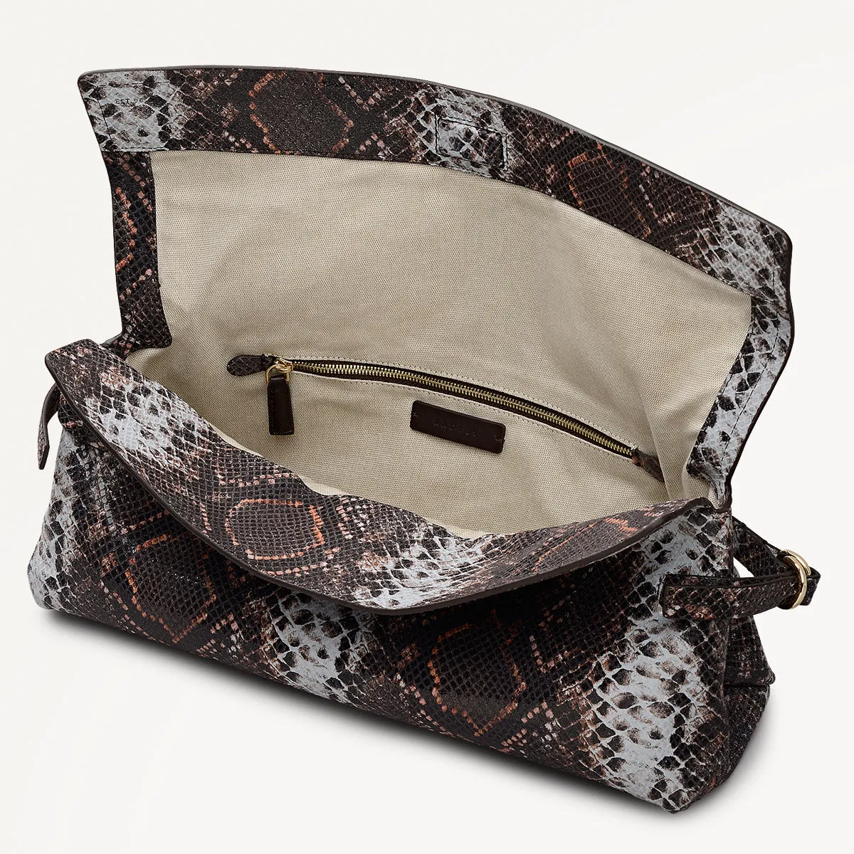 Fleet Street Leather Large Flapover Clutch Bag in Carmine - 112285 sold by Radley product image thumbnail 4