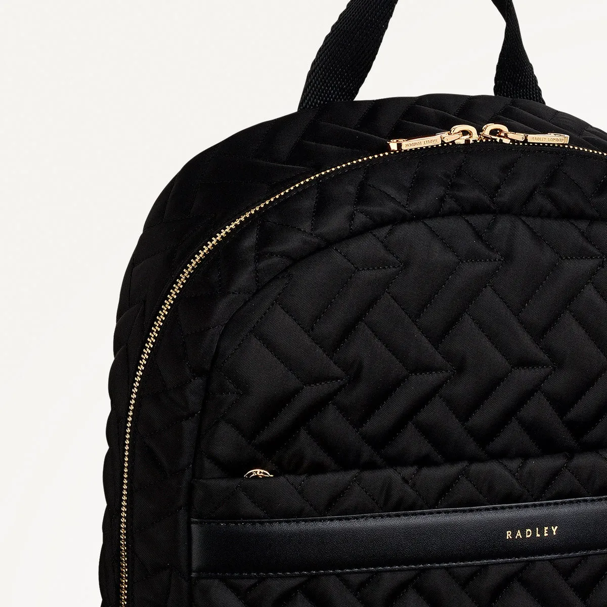 Holland Park Fabric Medium Ziptop Backpack in Black - H2074001 sold by Radley product image thumbnail 5