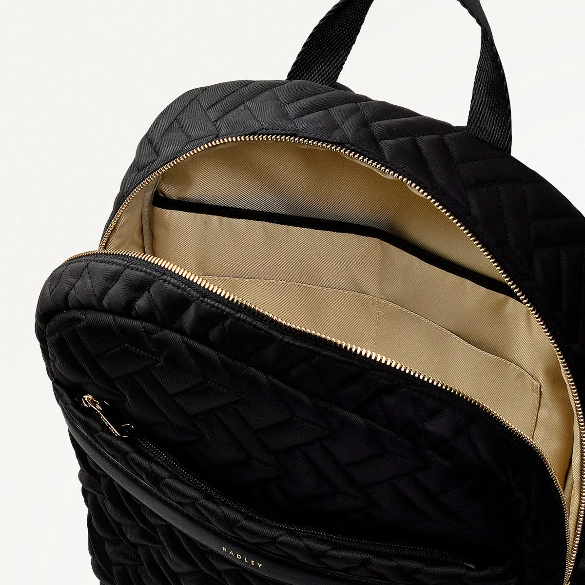 Holland Park Fabric Medium Ziptop Backpack in Black - H2074001 sold by Radley product image thumbnail 4