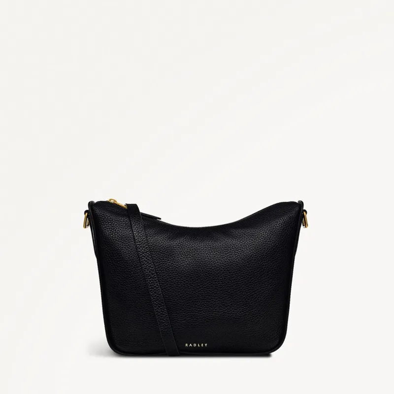 Oak Street Medium Ziptop Cross Body Black - H2015001 sold by Radley