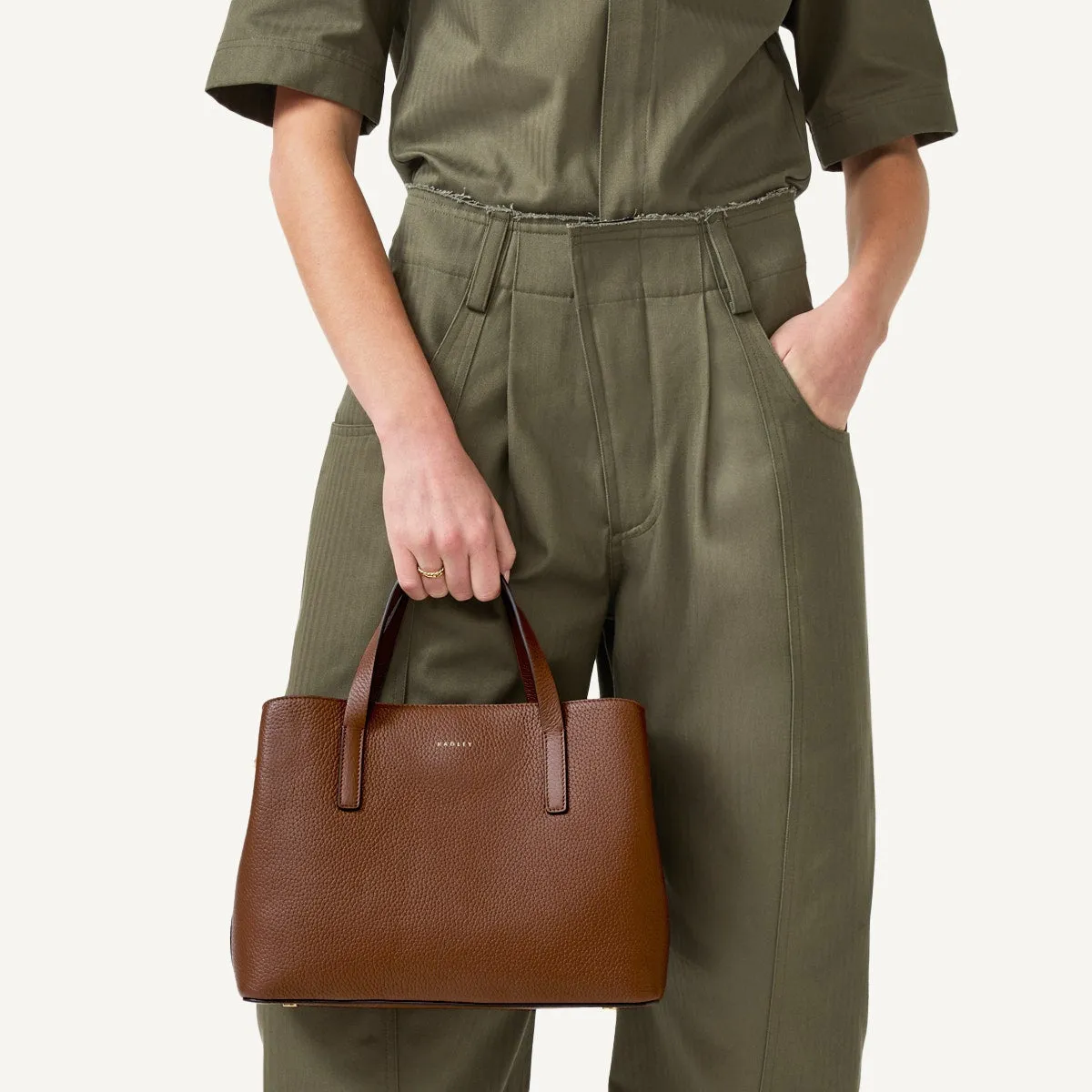 Dukes Place Medium Ziptop Grab Saddle - H2028211 sold by Radley product image thumbnail 5