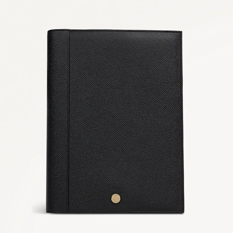 Halcomb Place Leather Notebook Sleeve in Black - 112870 sold by Radley