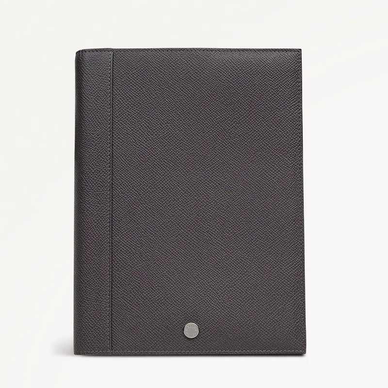 Halcomb Place Leather Notebook Sleeve in Charcoal - 112865 sold by Radley