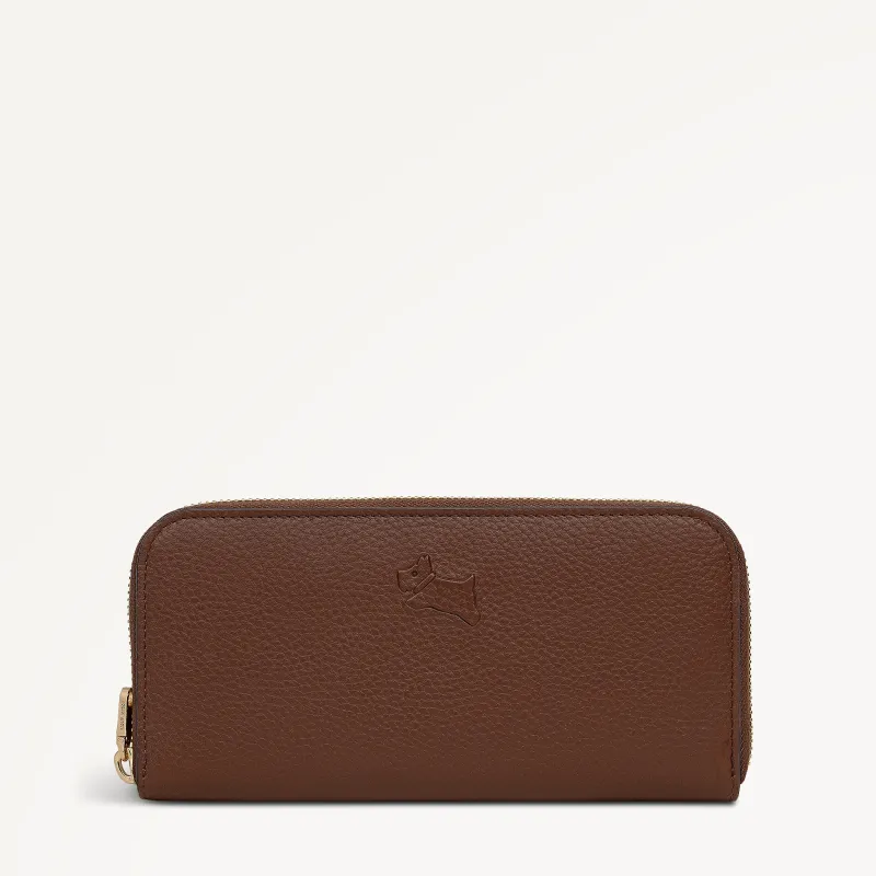 Radley Authentic Leather Large Zip Around Wallet in Chocolate - 112832 sold by Radley