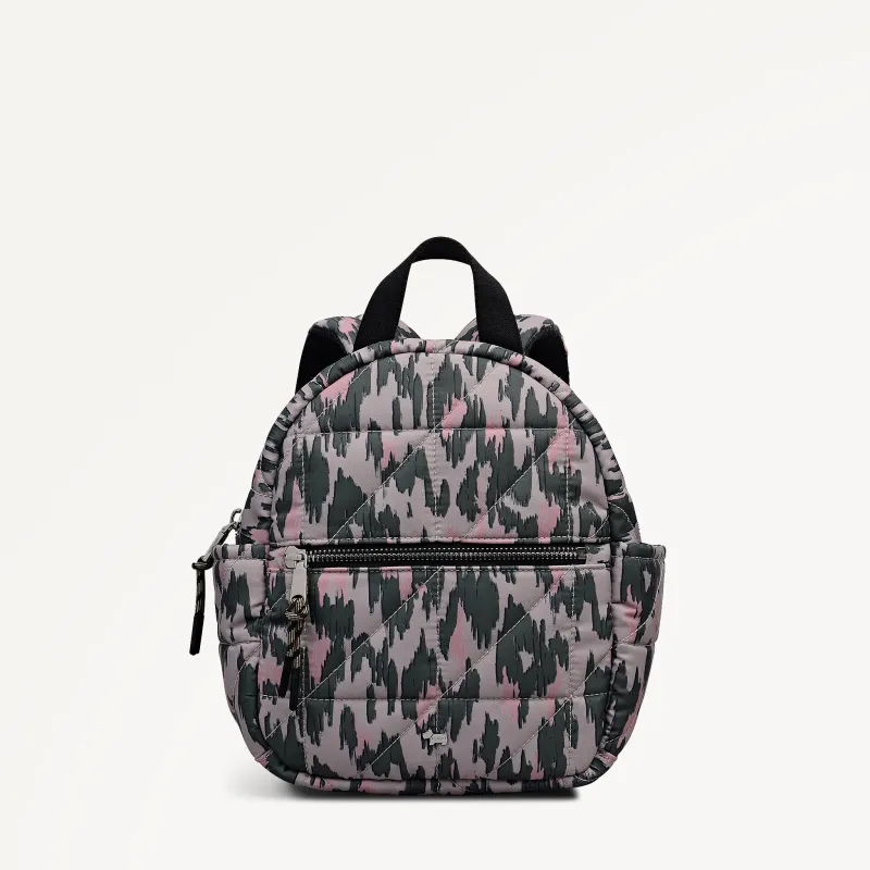 Danesfield Leopard Fabric Mini Zip Around Backpack in Hunter Green - 112763 sold by Radley