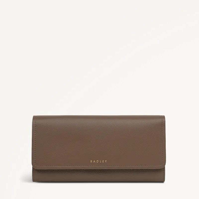 Mayfair Lane Leather Large Flapover Wallet in Coffee - 112680 sold by Radley