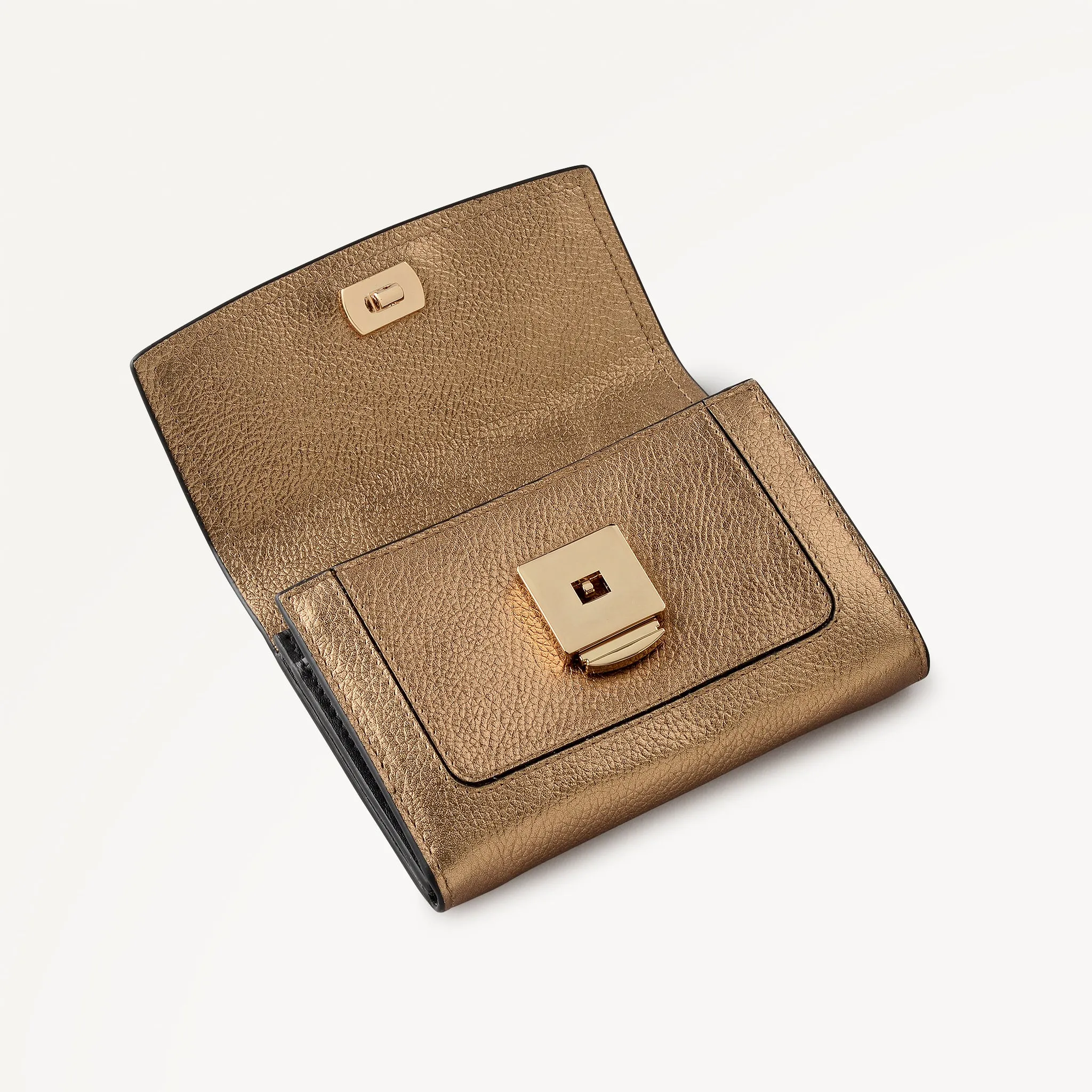 Albert Road Leather Medium Flapover Wallet in Olive Gold - 112842 sold by Radley product image thumbnail 3