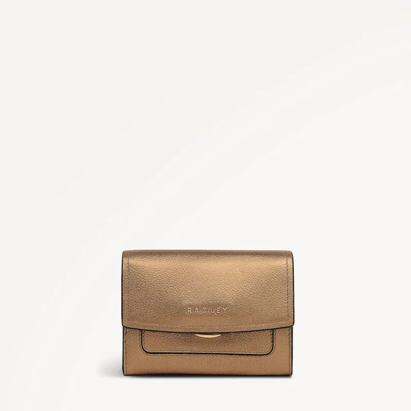 Albert Road Leather Medium Flapover Wallet in Olive Gold - 112842 sold by Radley