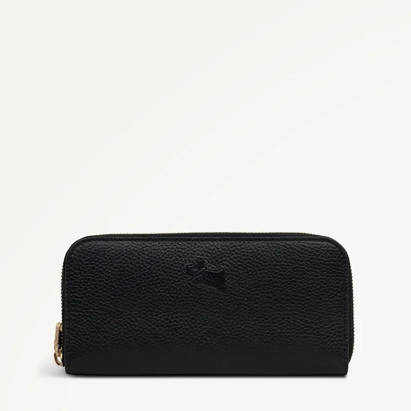 Radley Authentic Leather Large Zip Around Wallet in Black - 112830 sold by Radley