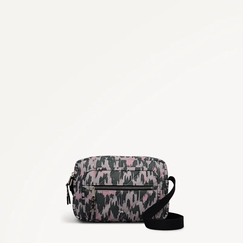 Danesfield Leopard Fabric Small Ziptop Cross Body Bag in Hunter Green - 112762 sold by Radley