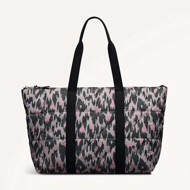 Danesfield Leopard Fabric Large Ziptop Tote Bag in Hunter Green - 112761 sold by Radley