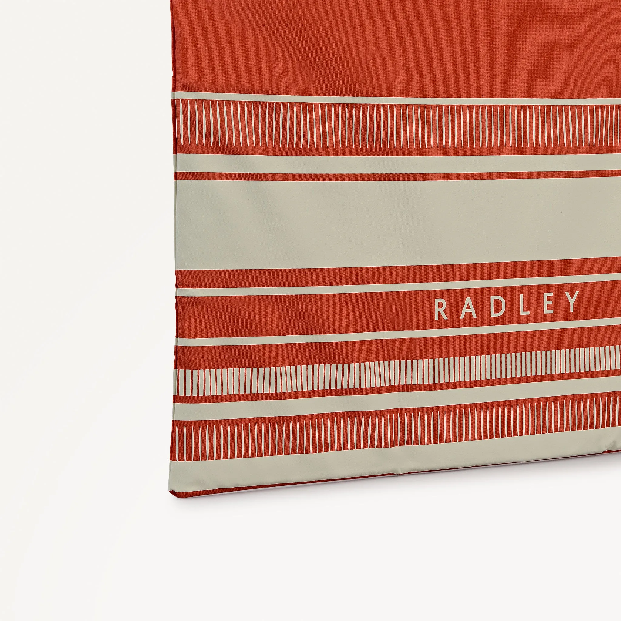 Radley Stripe Fabric Responsible Foldaway in Flame - 112728 sold by Radley product image thumbnail 4
