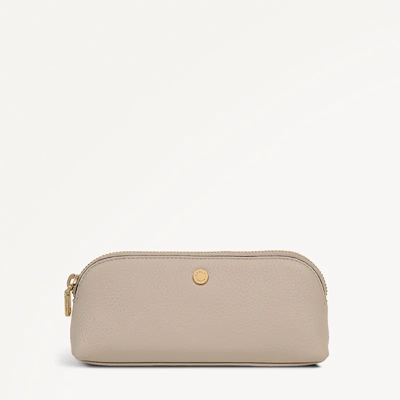 Eltham Mews Leather Small Ziptop Pouch in Porcini - 112696 sold by Radley
