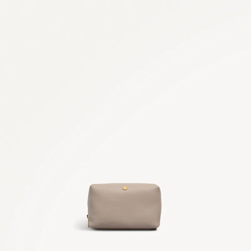 Eltham Mews Leather Medium Ziptop Pouch in Porcini - 112698 sold by Radley