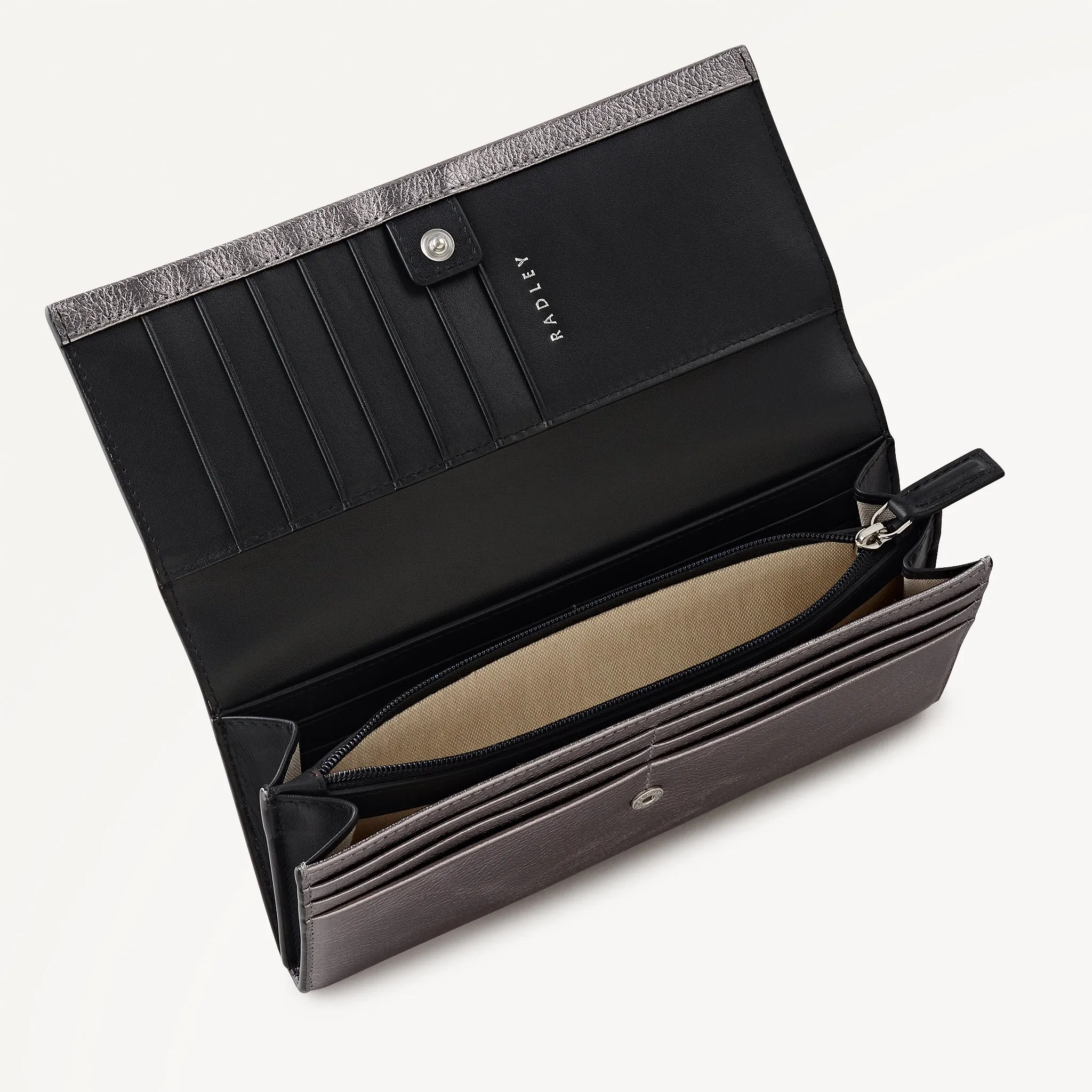 Heritage Radley - Protect Large Flapover Wallet in Gun Metal - 112821 sold by Radley product image thumbnail 4