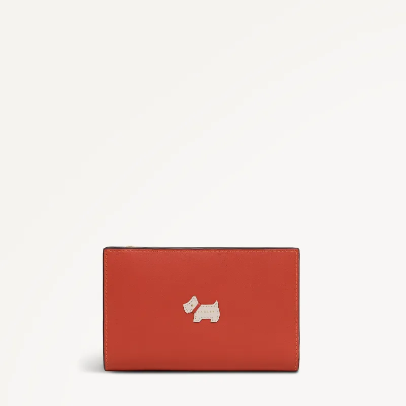 Heritage Radley - Protect Leather Medium Bifold Wallet in Flame - 112818 sold by Radley