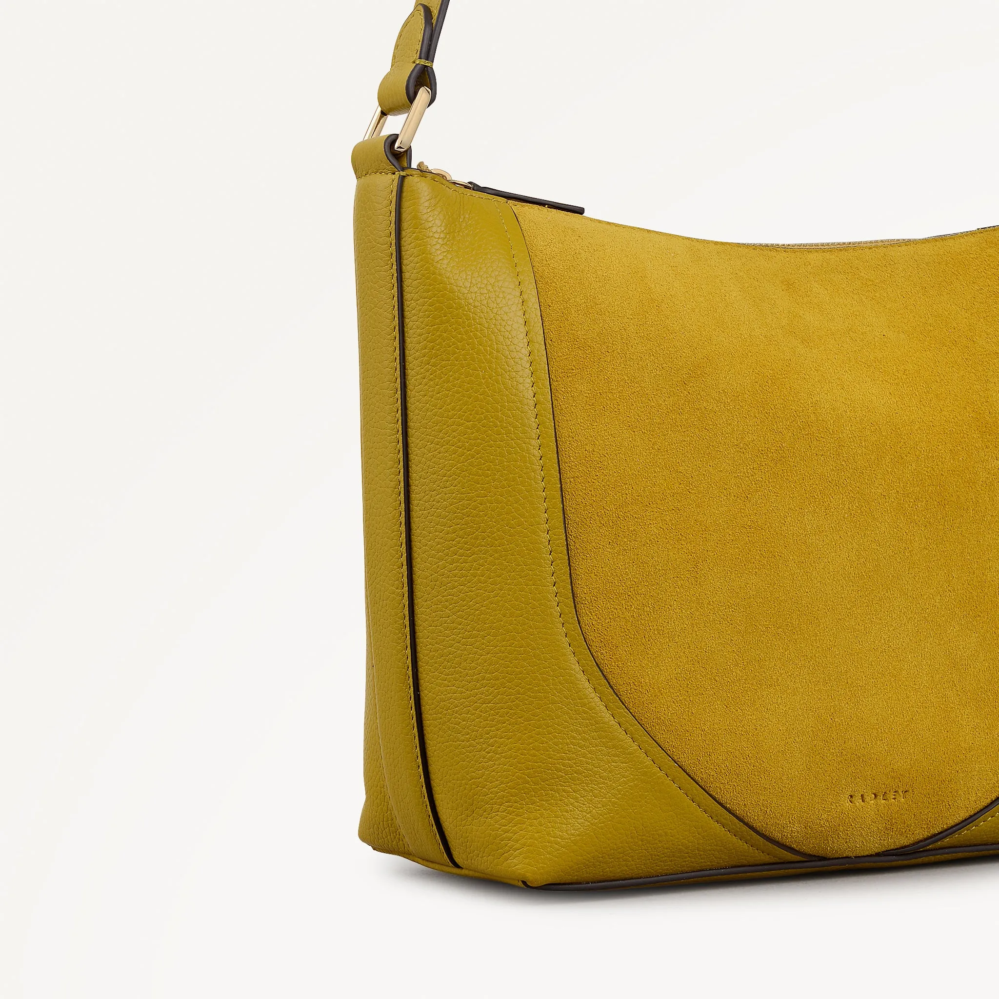 Wood Park Leather Medium Ziptop Cross Body Bag in Ochre - 112633 sold by Radley product image thumbnail 4