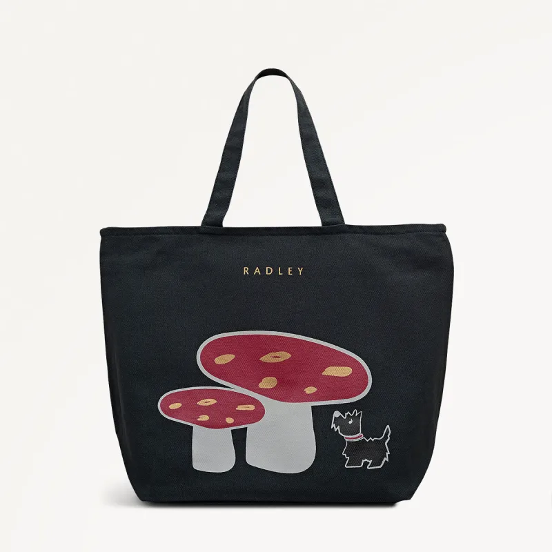 Mushroom Mate Fabric Small Ziptop Crook in Pine Needle - 112572 sold by Radley