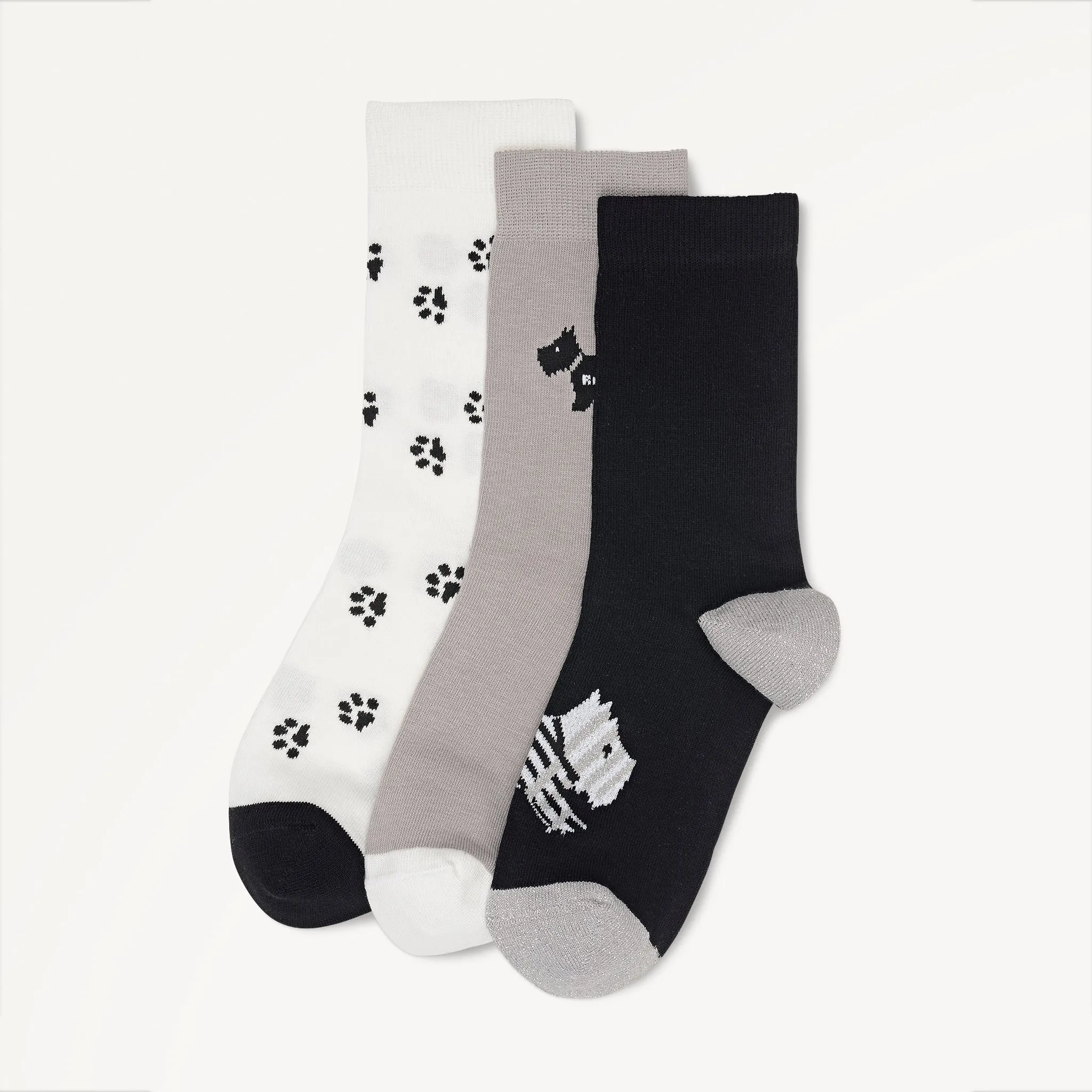 Radley Fabric Sock Set in Ash - 112474 sold by Radley product image thumbnail 2
