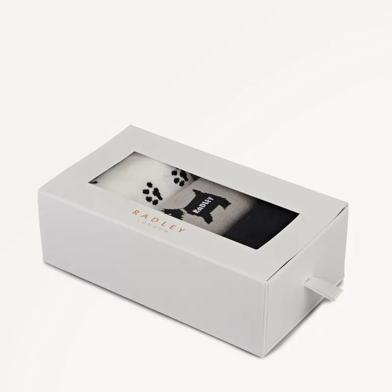 Radley Fabric Sock Set in Ash - 112474 sold by Radley