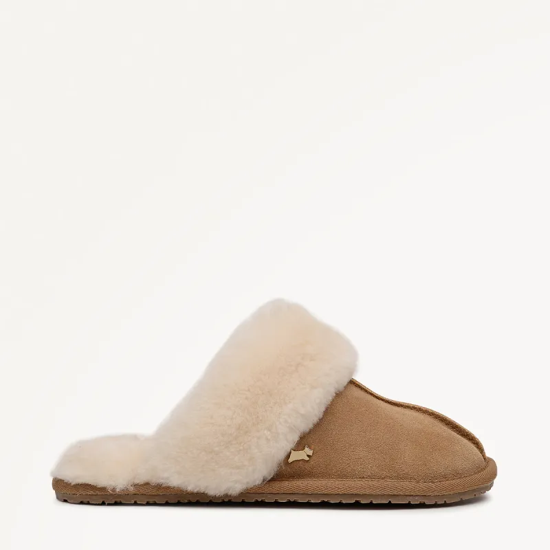 Chelsea Creek Seam Shearling Cuff Mule Tan - 112570 sold by Radley
