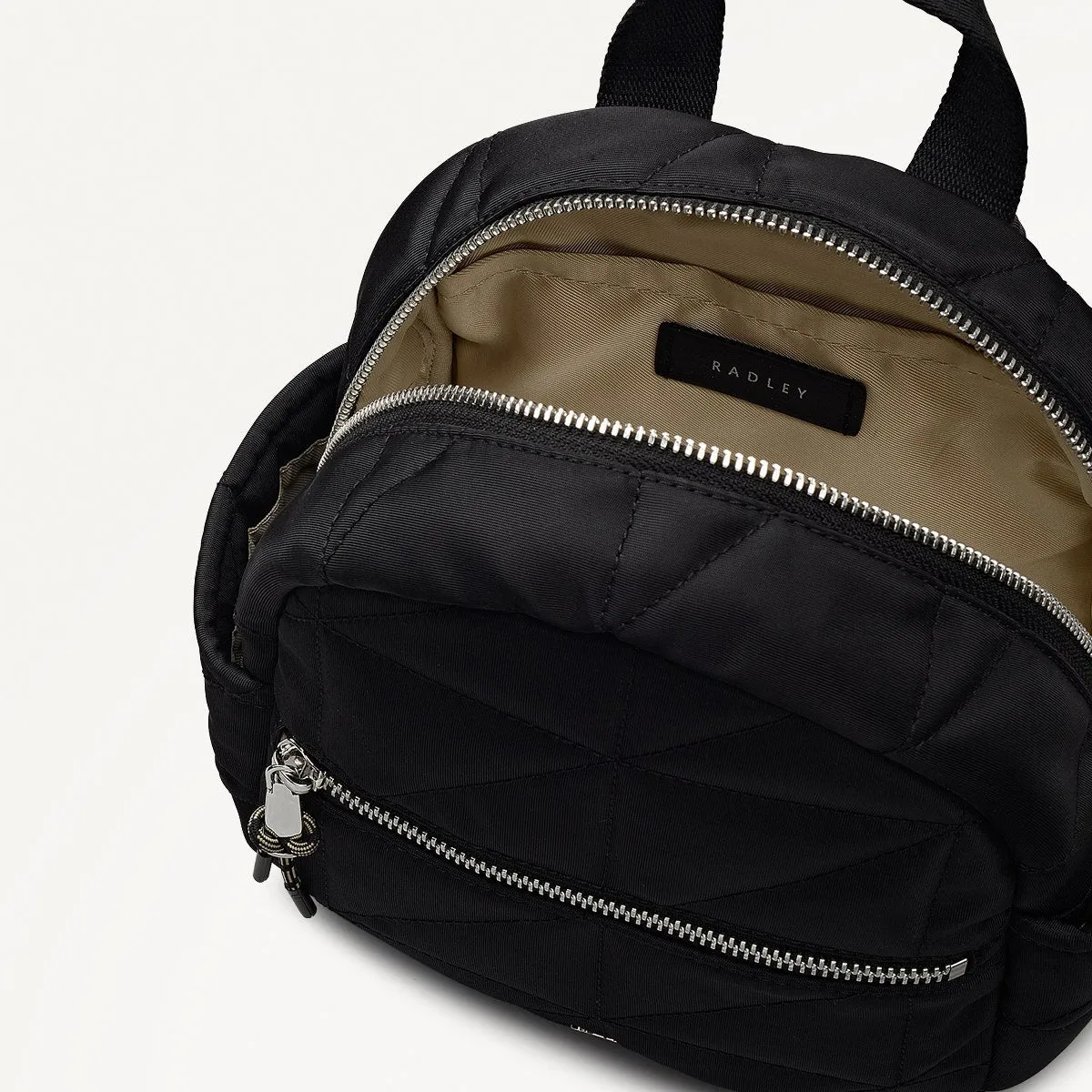 Danesfield Mews Fabric Mini Ziptop Backpack in Black - 112424 sold by Radley product image thumbnail 3
