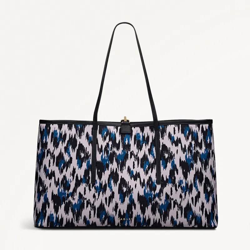 Addison Abstract Fabric Large Open Top Tote Bag in Teal - 112414 sold by Radley