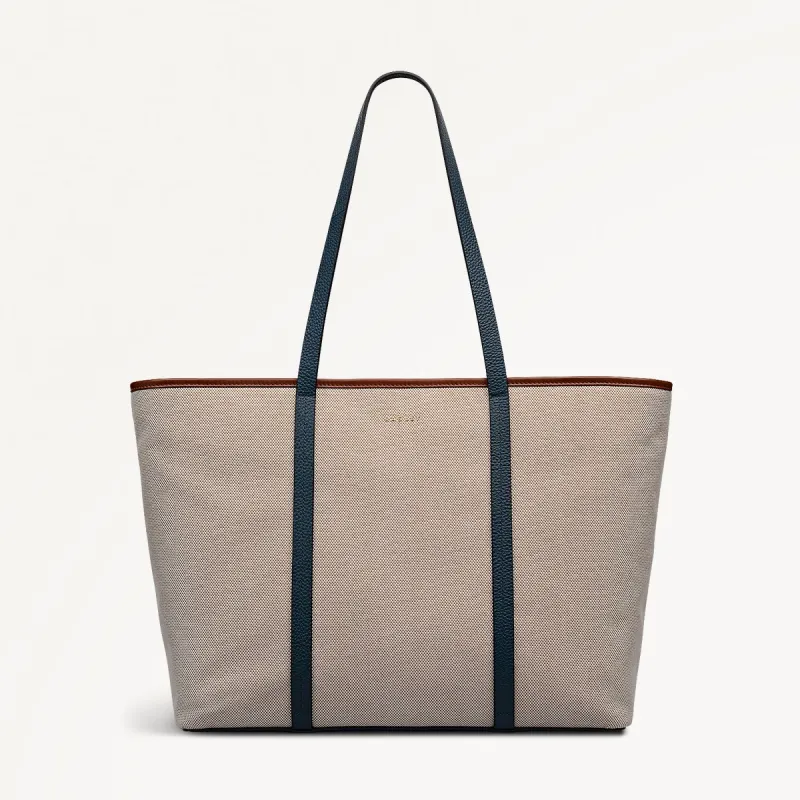 Templeton Place Leather Large Ziptop Tote Bag in Natural - 112395 sold by Radley