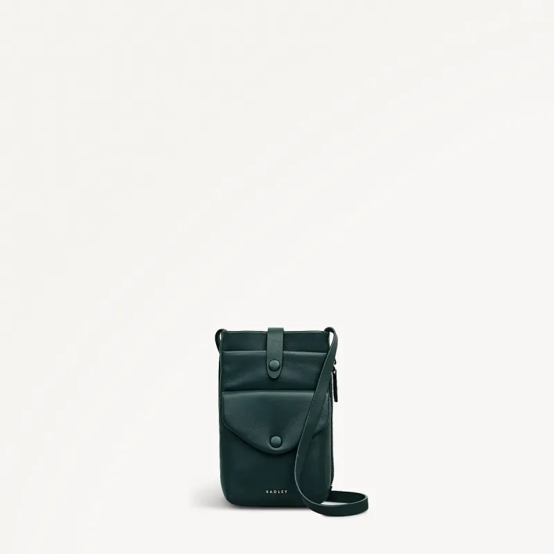 Mallow Street Medium Phone Cross Body Bag in Dark Teal - 112340 sold by Radley