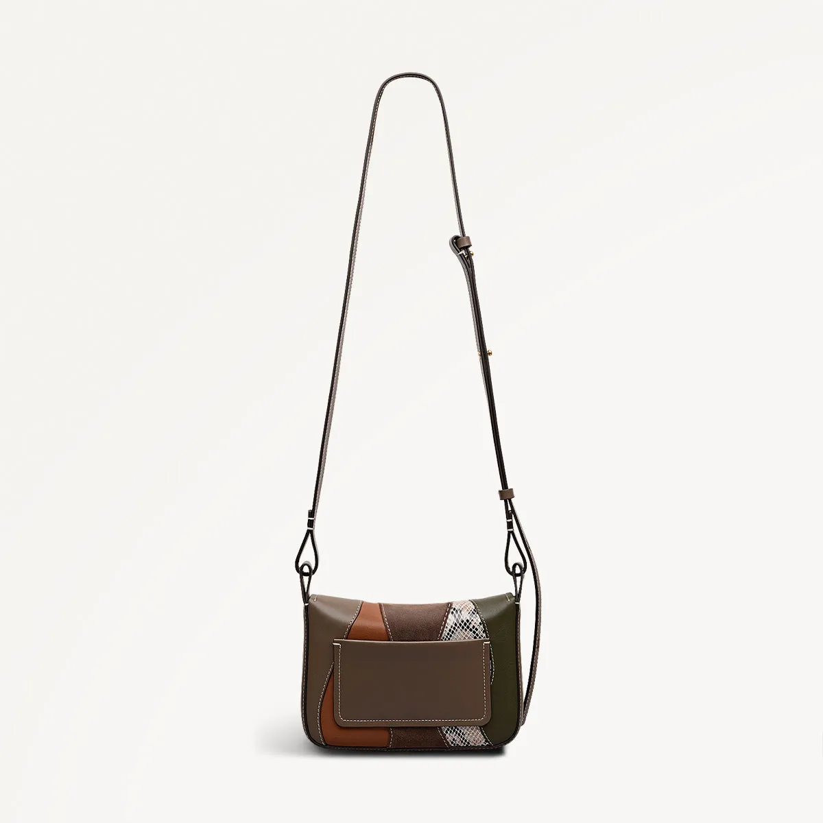 Westwell Lane Leather Small Flapover Cross Body Bag in Coffee - 112250 sold by Radley product image thumbnail 3
