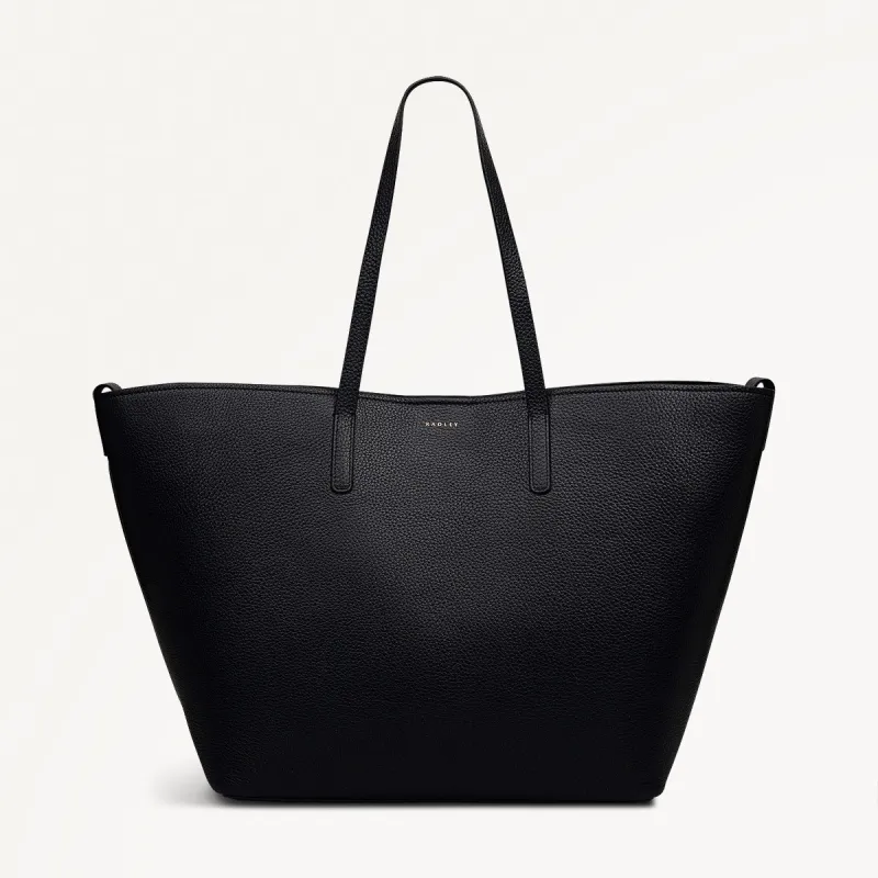 Dukes Place Leather Large Open Top Tote Bag in Black - 112133 made by Radley