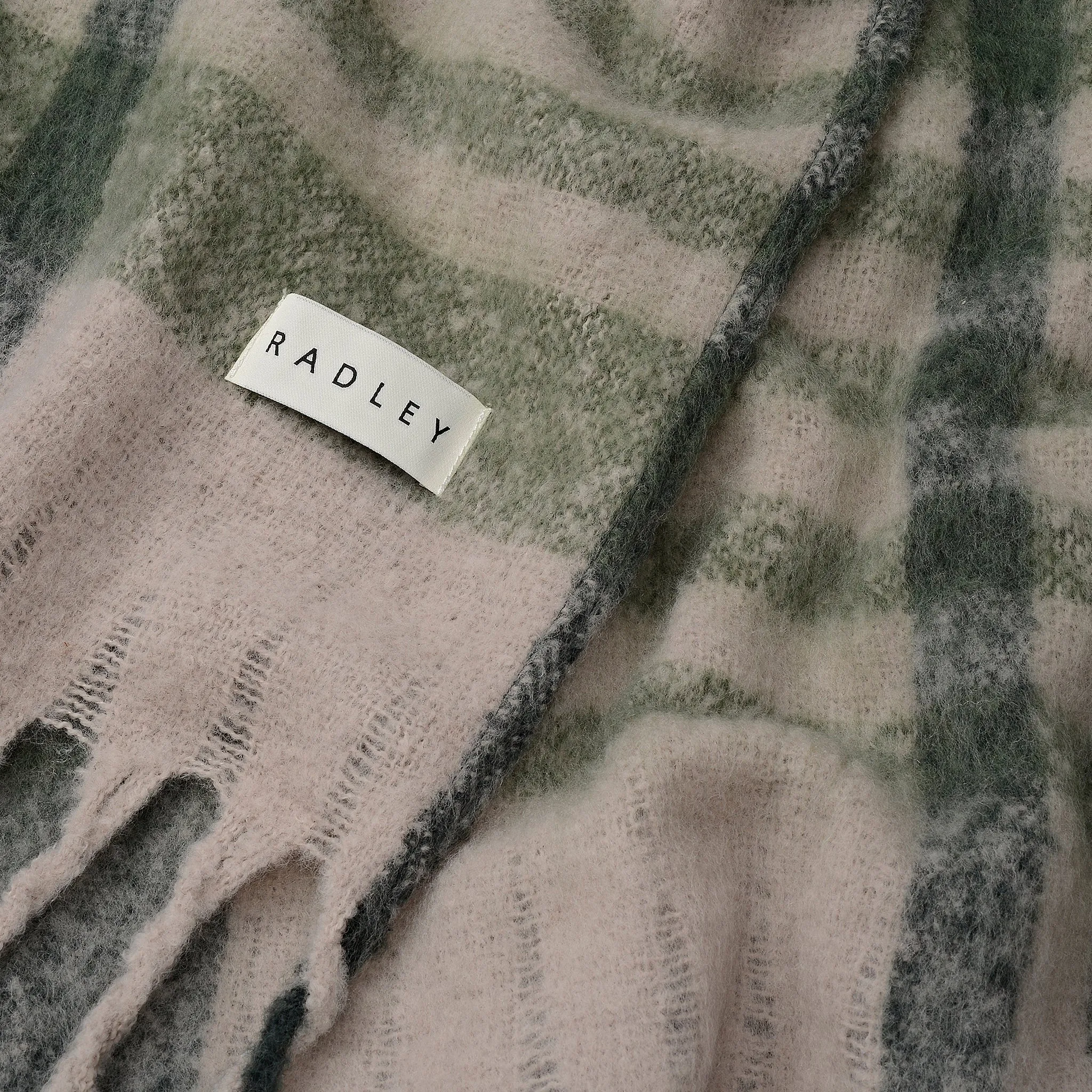 Radley Check Fabric Poncho in Porcini - 112492 sold by Radley product image thumbnail 2