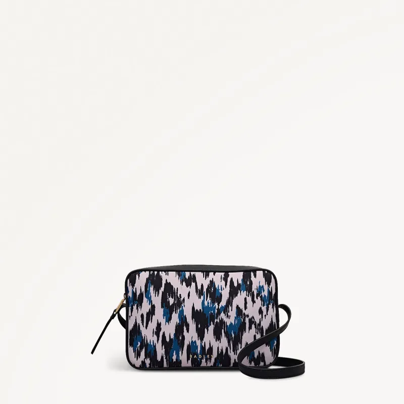 Addison Abstract Fabric Small Ziptop Cross Body Bag in Teal - 112416 sold by Radley