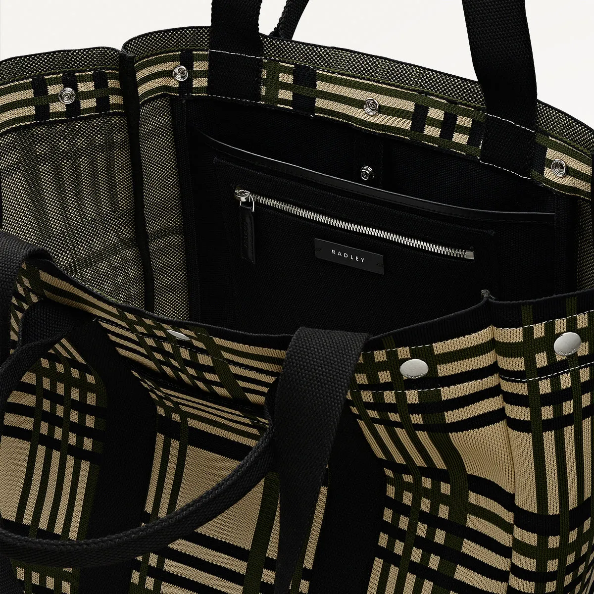 Hadleigh Place Fabric Large Open Top Tote Bag in Porcini - 112294 sold by Radley product image thumbnail 4