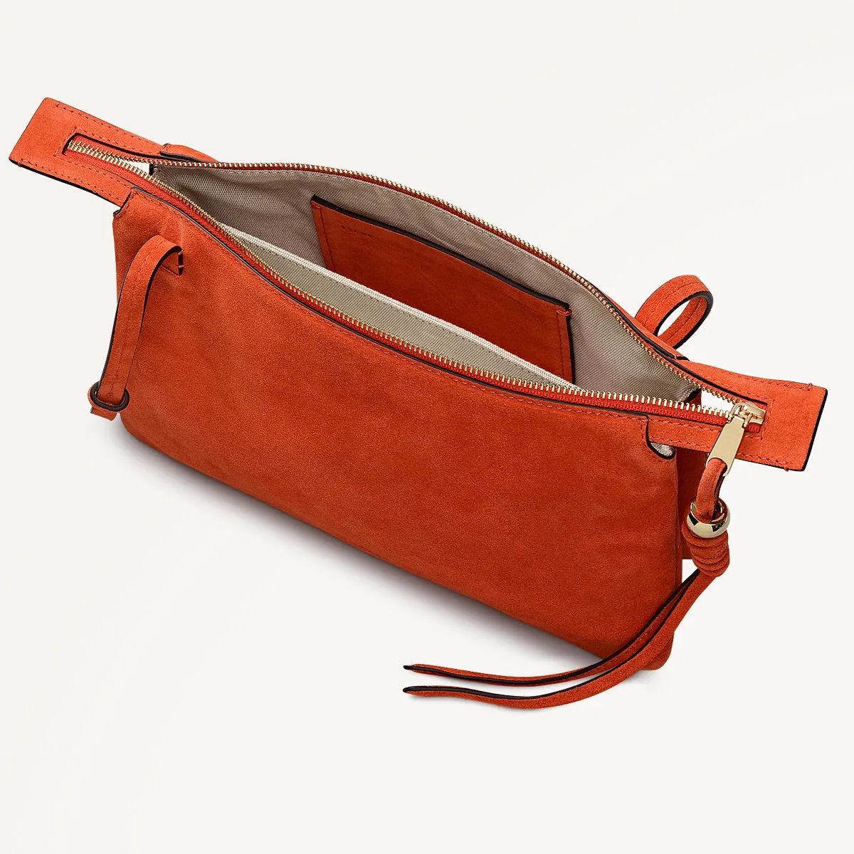 The Romilly Leather Medium Ziptop Cross Body Bag in Flame - 112274 sold by Radley product image thumbnail 4