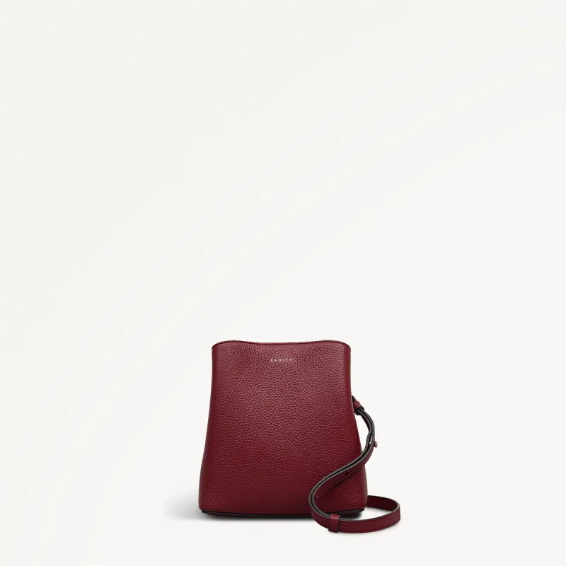 Dukes Place Leather Small Compartment Cross Body Bag in Carmine - 112233 sold by Radley
