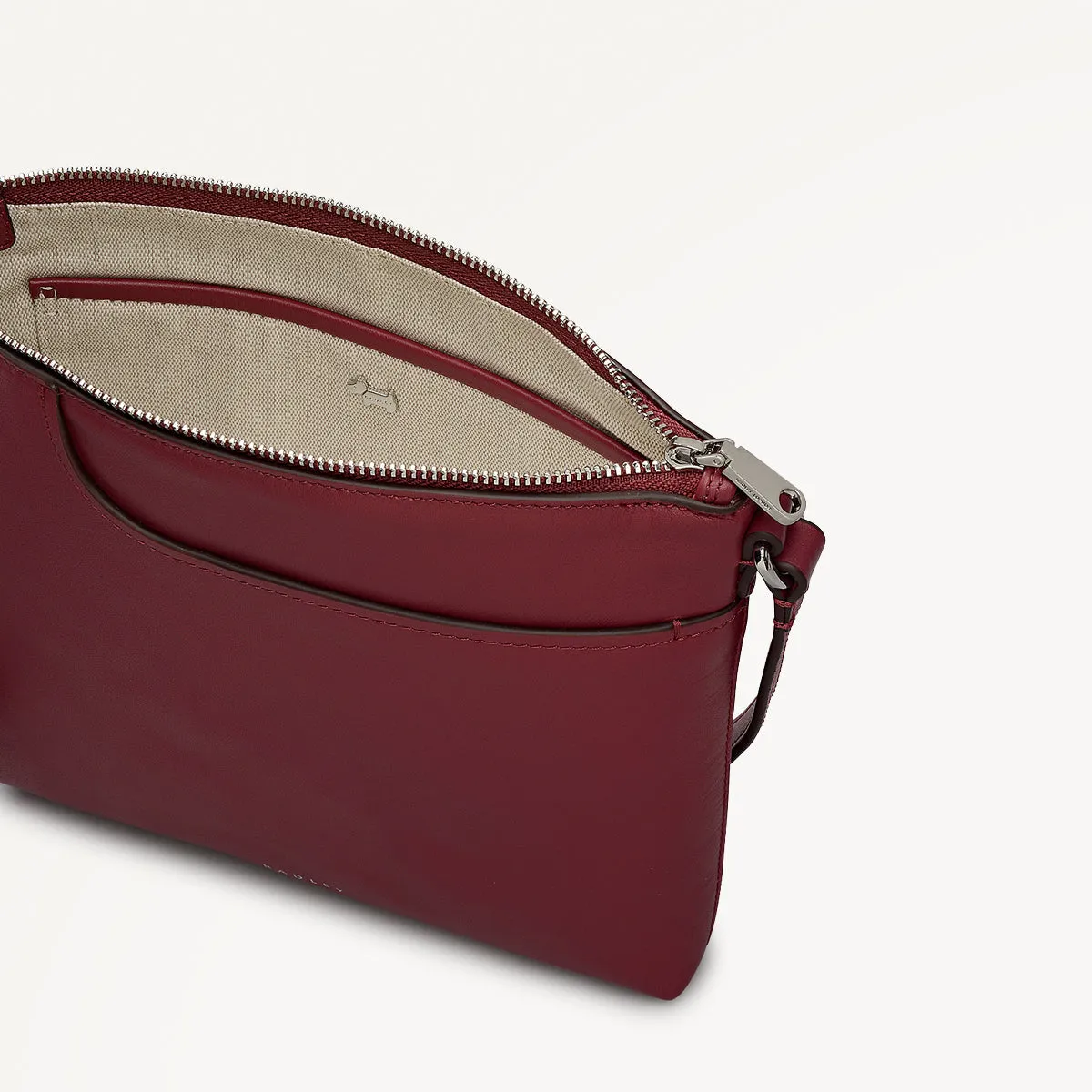 Pockets Leather Small Ziptop Ns Cross Body Bag in Carmine - 112240 sold by Radley product image thumbnail 4