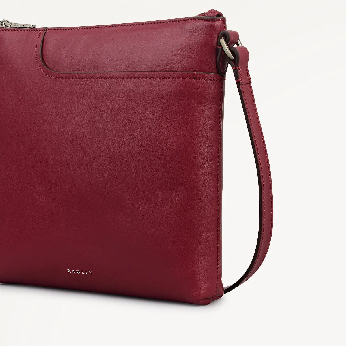 Pockets Leather Small Ziptop Ns Cross Body Bag in Carmine - 112240 sold by Radley product image thumbnail 5