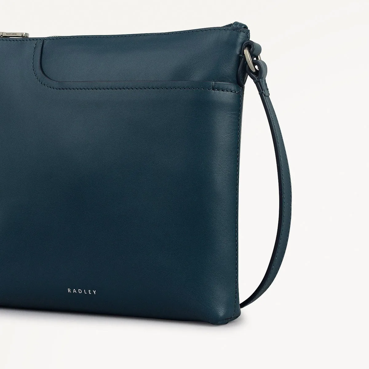 Pockets Leather Small Ziptop NS Cross Body Bag in Teal - 112138 sold by Radley product image thumbnail 5