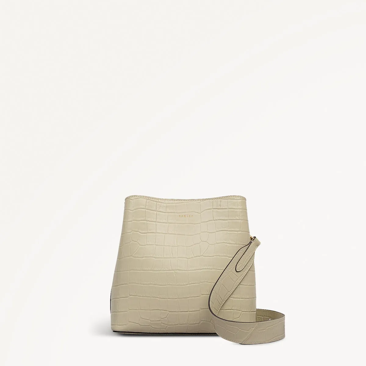 Dukes Place Leather Medium Compartment Cross Body Bag in Snow - 112128 sold by Radley