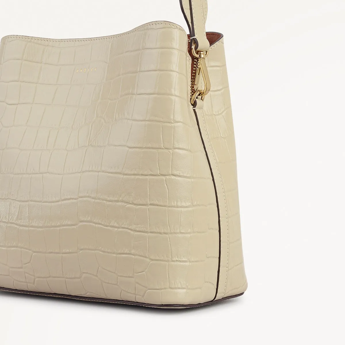 Dukes Place Leather Medium Compartment Cross Body Bag in Snow - 112128 sold by Radley product image thumbnail 5