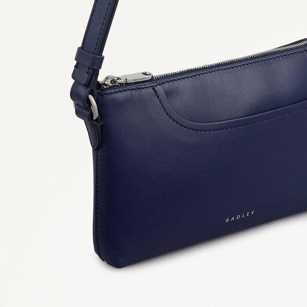 Pockets Leather Mini Ziptop Ew Shoulder Bag in Evenfall - 112148 sold by Radley product image thumbnail 4