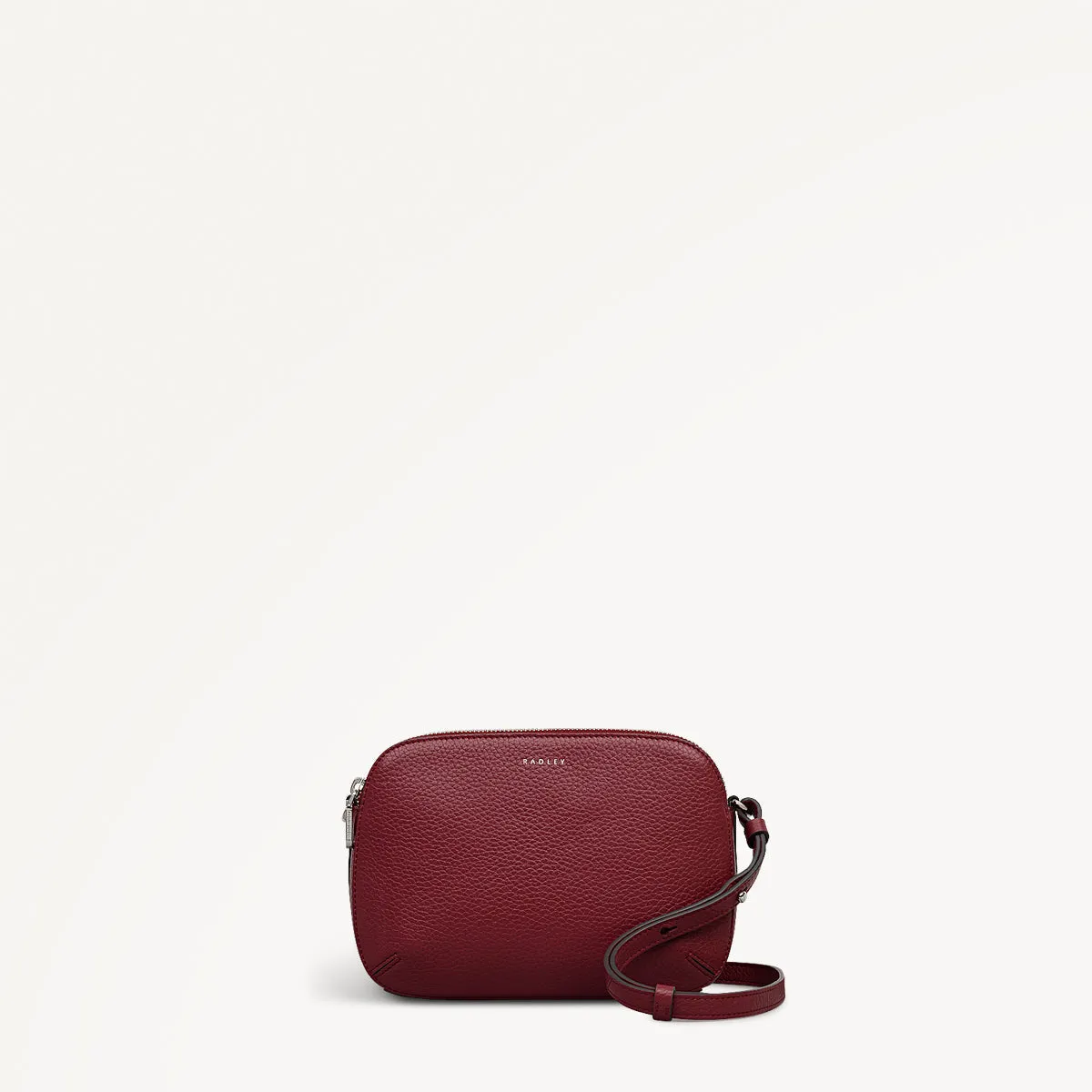 Dukes Place Leather Medium Ziptop Cross Body Bag in Carmine - 112232 sold by Radley