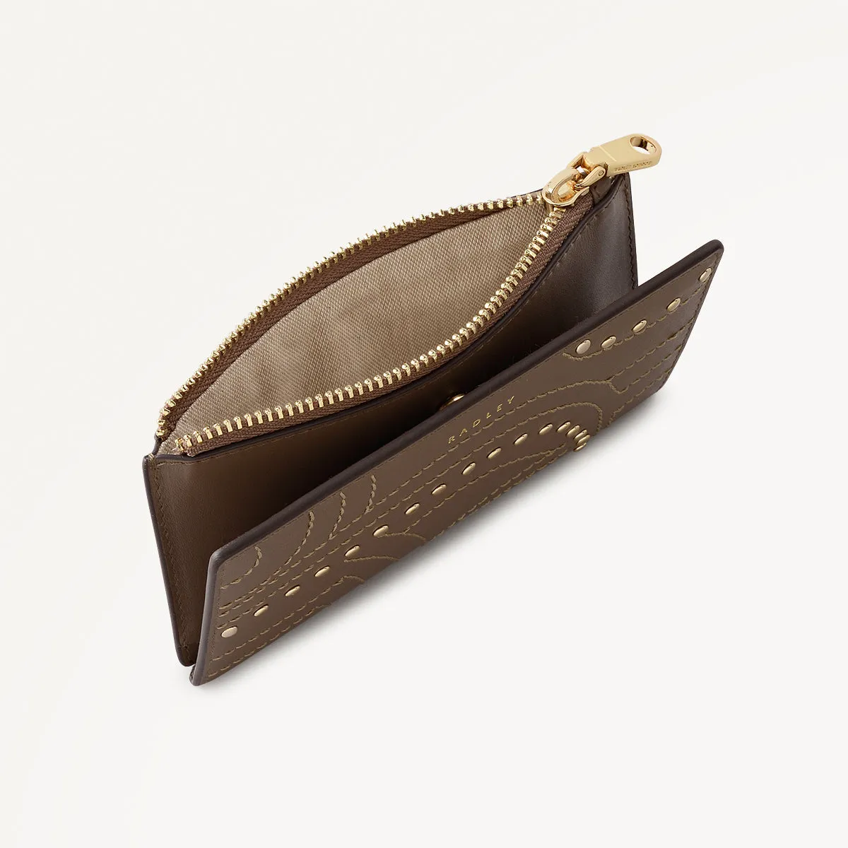 Coin Street Leather Medium Ziptop Wallet in Coffee - 112103 sold by Radley product image thumbnail 4