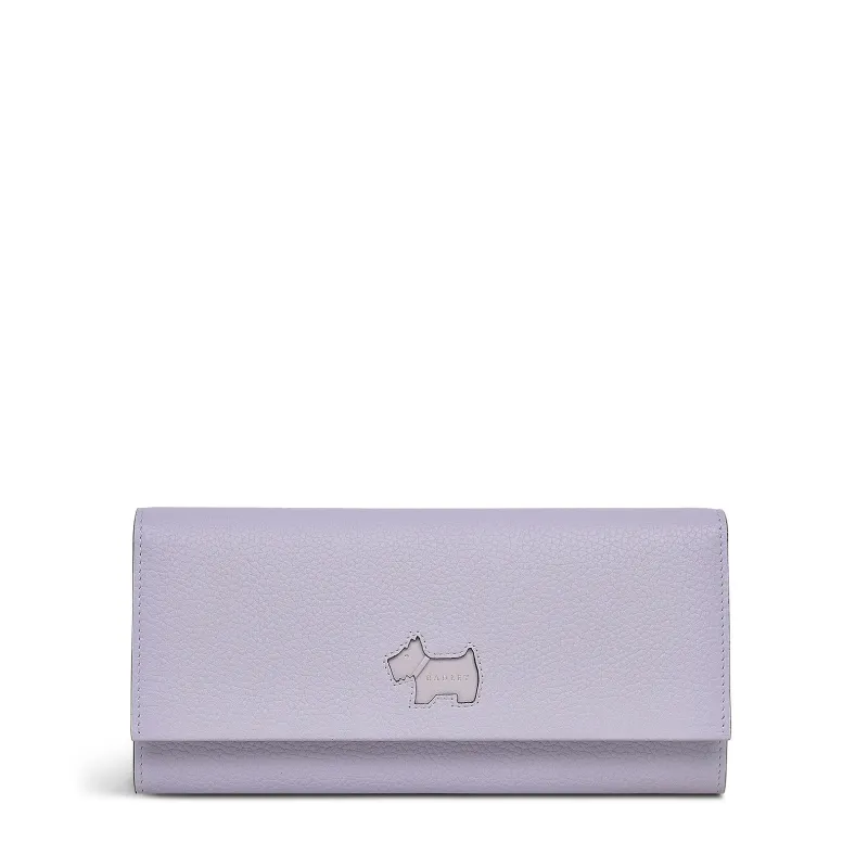 Radley Cookie Cutter - Protect Leather Large Flapover Wallet in Bellflower - 111783 sold by Radley