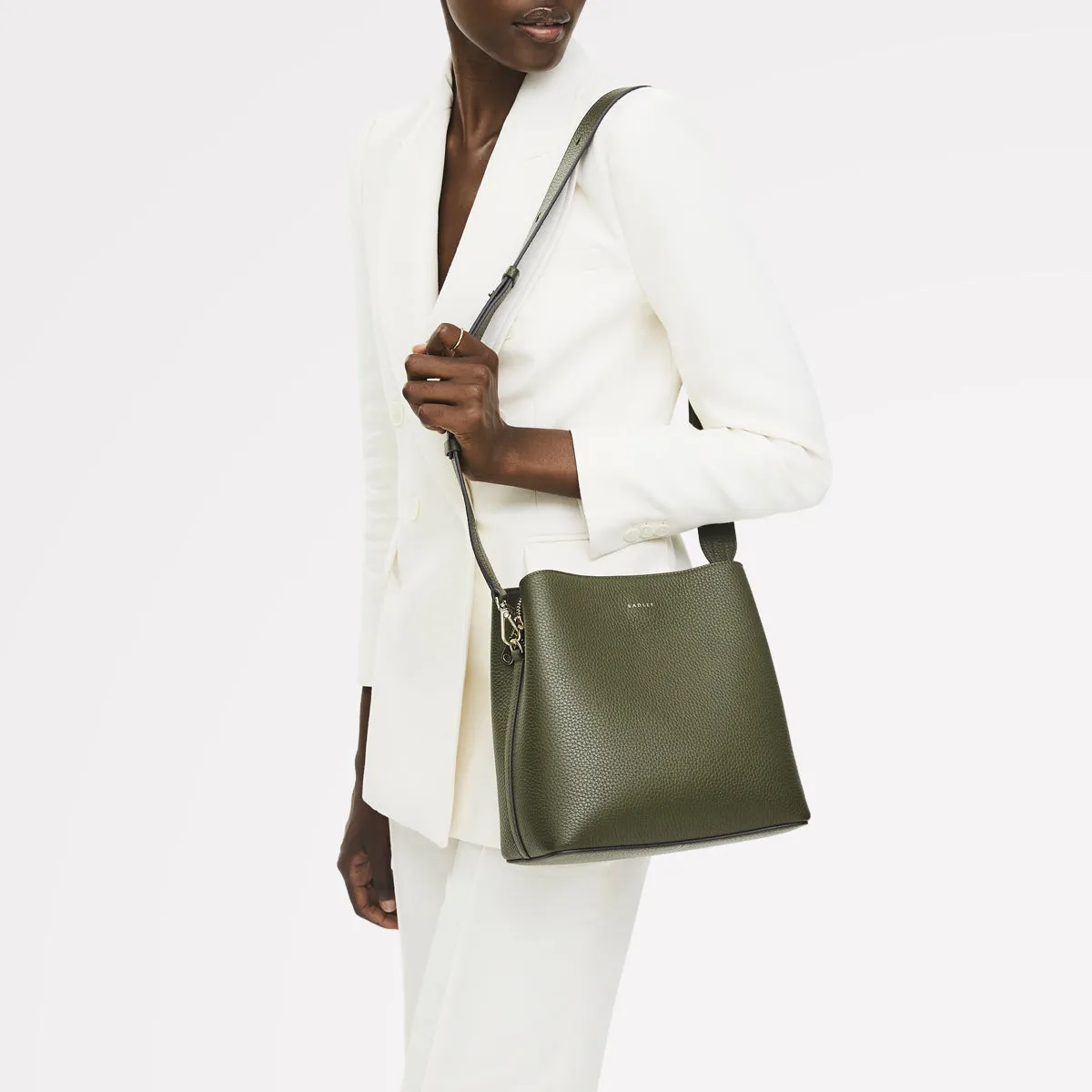 Dukes Place Leather Medium Compartment Cross Body Bag in Pine Needle - 112230 sold by Radley product image thumbnail 2