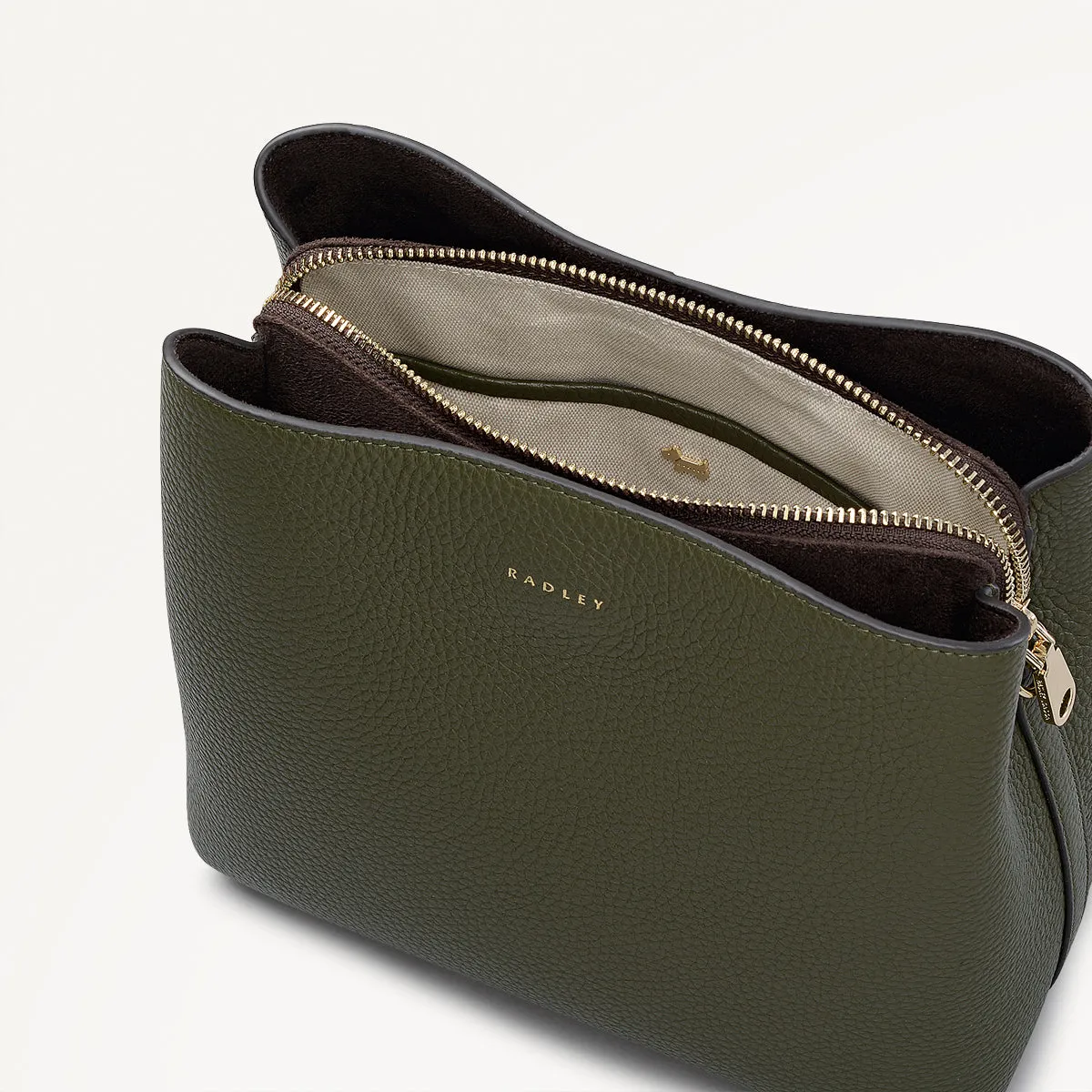 Dukes Place Leather Medium Compartment Cross Body Bag in Pine Needle - 112230 sold by Radley product image thumbnail 4
